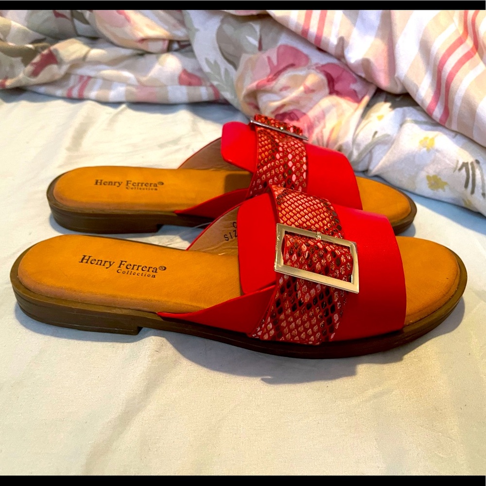 Henry Ferrera comfort-B. Size eu40, US9, color red